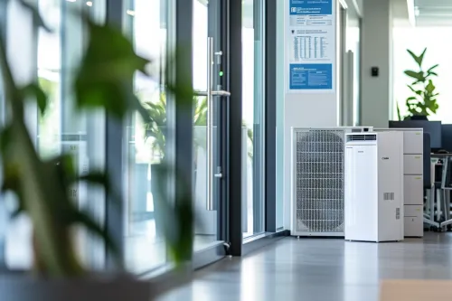 Climatiseur économique en fonctionnement montrant les économies réalisées grâce à un entretien régulier et une technologie durable.