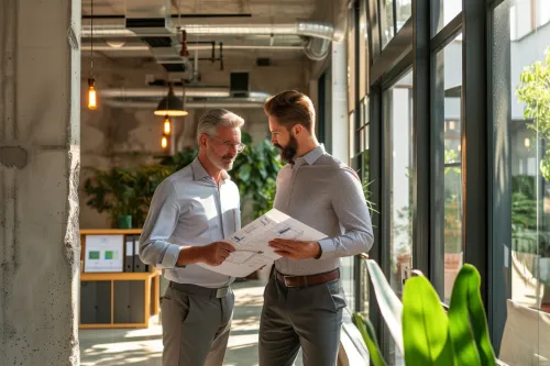 Technicien ajustant une climatisation économe en énergie pour une installation efficace et écologique